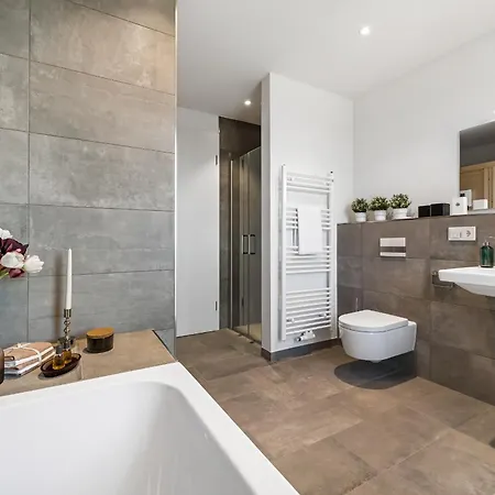 Apartment Beachwavefour- 2og, Meerblick, Balkon, Kamin, Sauna Olpenitz