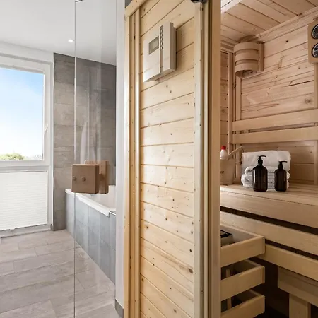 Beachwavefour- 2og, Meerblick, Balkon, Kamin, Sauna *