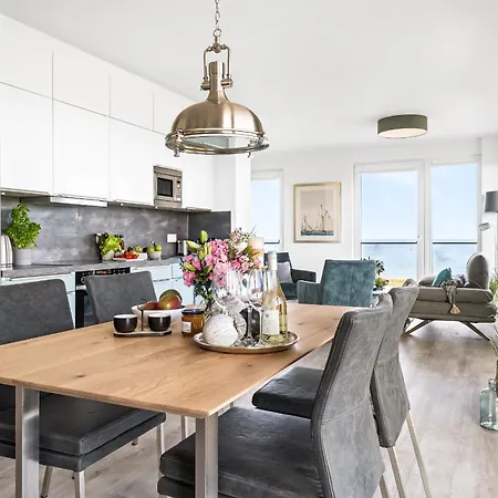 Beachwavefour- 2og, Meerblick, Balkon, Kamin, Sauna *