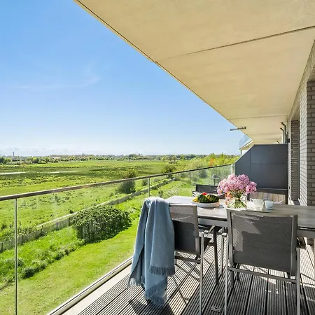 Apartment Beachwavefour- 2og, Meerblick, Balkon, Kamin, Sauna Olpenitz